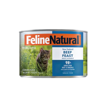 Feline Natural Canned Food Beef Feast 170g x12